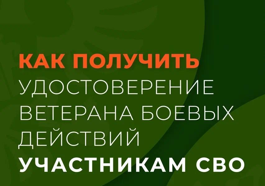 Карточки: как оформить удостоверение ветерана боевых действий?
